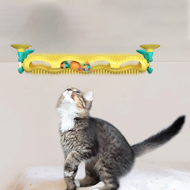 Funny Cat Toys 360 Roller Suction Cup