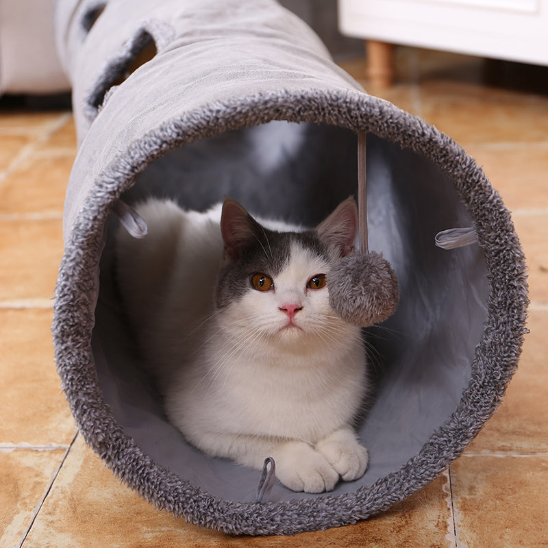 Spacious Cat Tunnel Toy