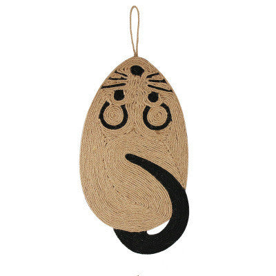 Mouse-Shaped Cat Scratching Pad – Durable Sisal Scratch Mat