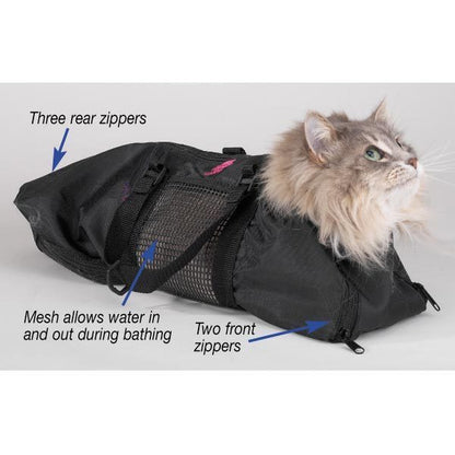 Anti-Scratch Cat Grooming Bag – Safe and Adjustable Restraint