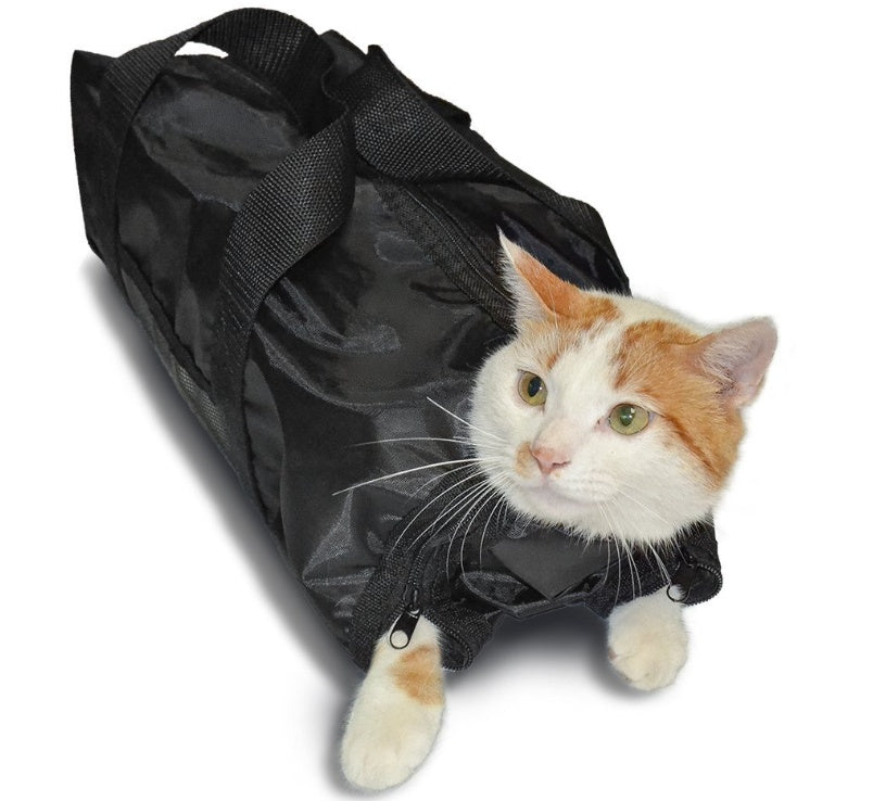 Anti-Scratch Cat Grooming Bag – Safe and Adjustable Restraint