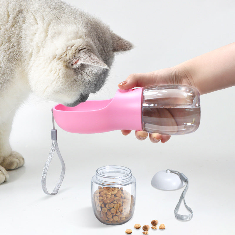 Portable Cat Water and Food Cup – Dual-Use Travel Dispenser for Pets