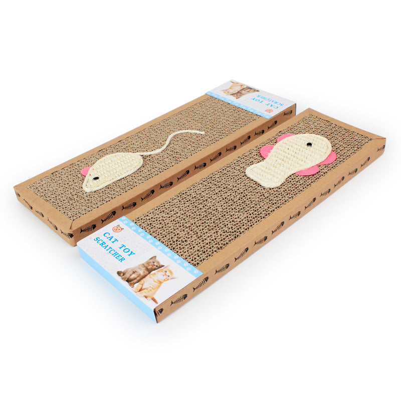 cat scratching board