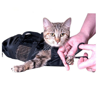 Anti-Scratch Cat Grooming Bag – Safe and Adjustable Restraint