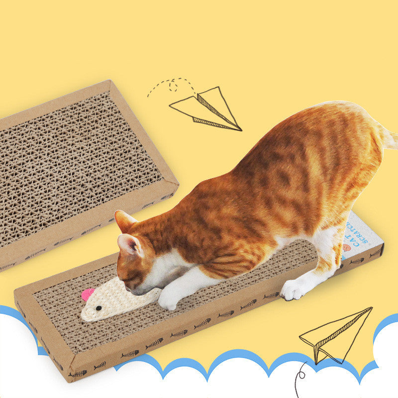 cat scratching board