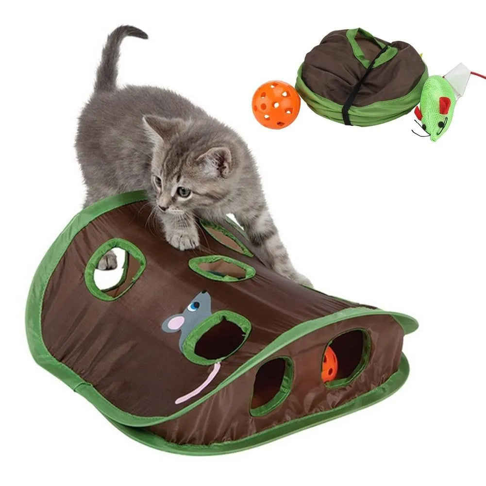 Cat Tunnel Toy – Interactive Hide-and-Seek Game for Cats