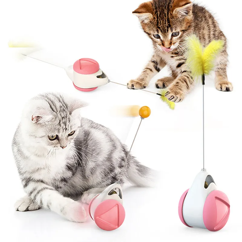 Cat Turntable Toy – Interactive Glowing Windmill