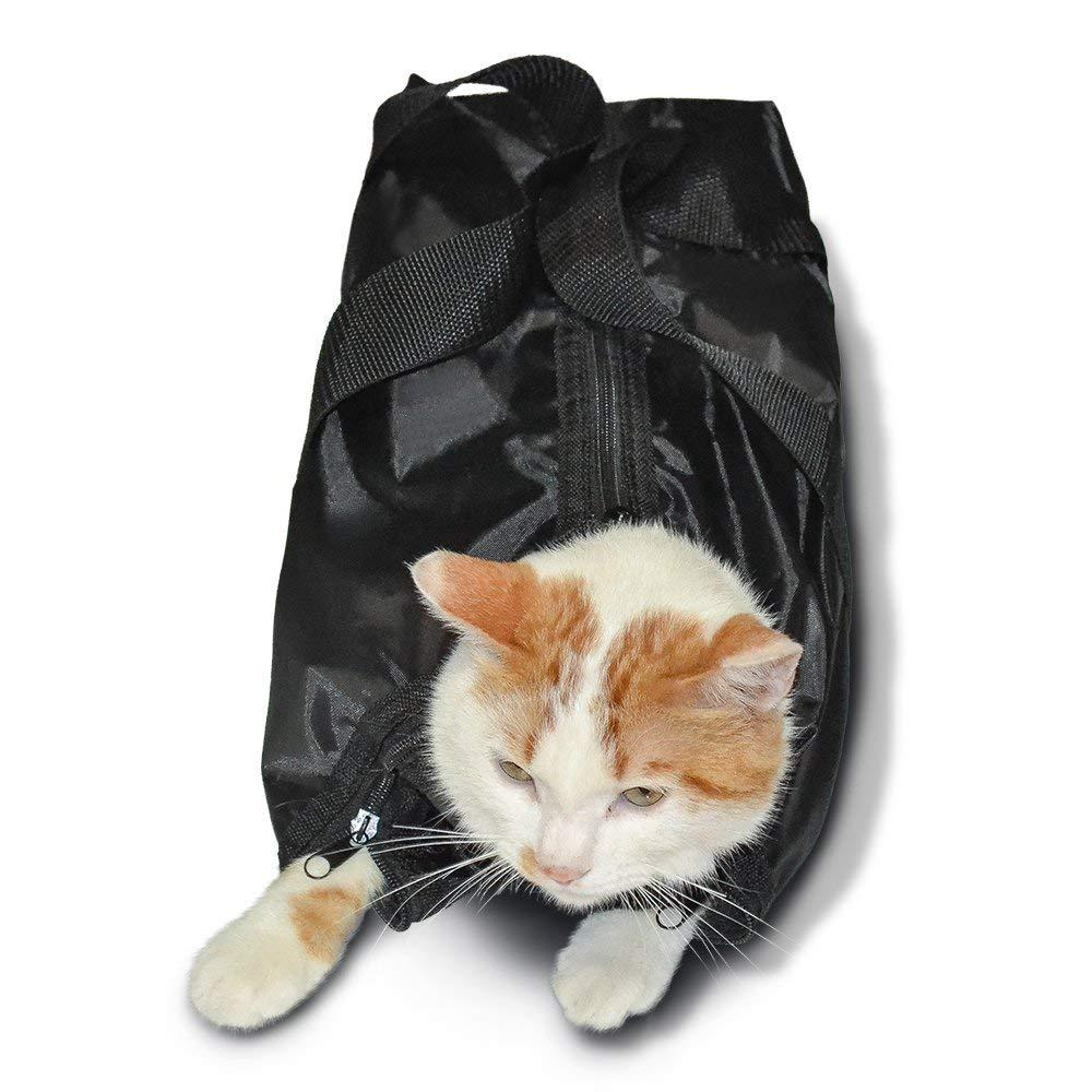 Anti-Scratch Cat Grooming Bag – Safe and Adjustable Restraint