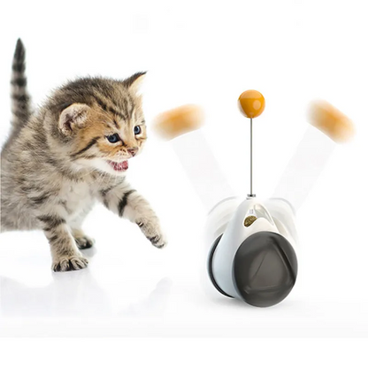 Cat Turntable Toy – Interactive Glowing Windmill