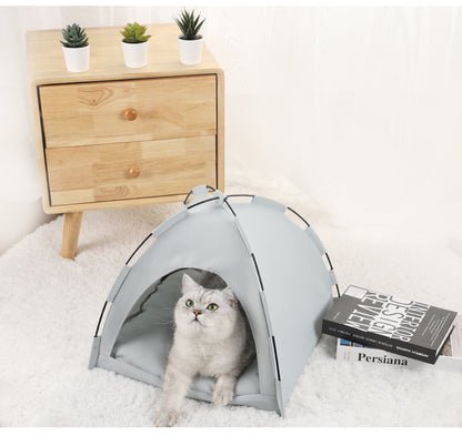 Foldable Cat Cooling Tent – Portable and Comfortable Pet Shelter