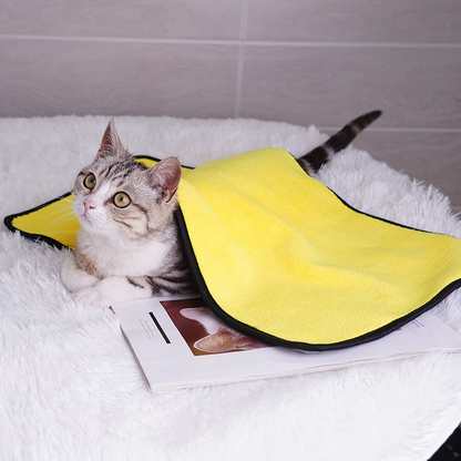 Cat Shower Bath Towel – Ultra-Absorbent & Quick-Drying Towel for Pets