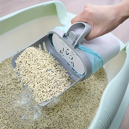 Cat Litter Scoop with Bag – All-in-One Cleaning Solution