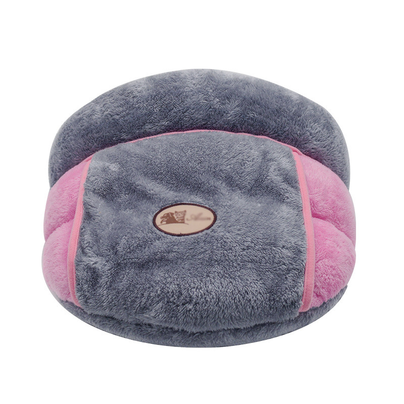 Warm Slippers Cuddler Cat Bed – Cozy and Plush Sleeping Nest