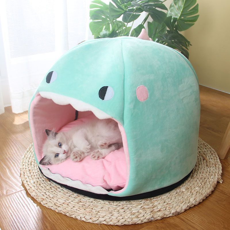 Cozy Kitten Condo Cave – Soft Cat Bed & Lounger