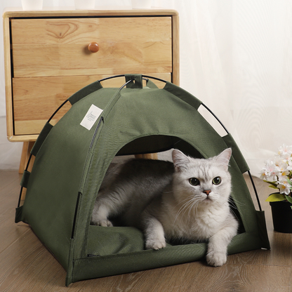 Foldable Cat Cooling Tent – Portable and Comfortable Pet Shelter