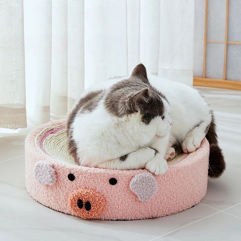 Kitten Scratch Bed – Sisal Scratcher & Cozy Resting Spot