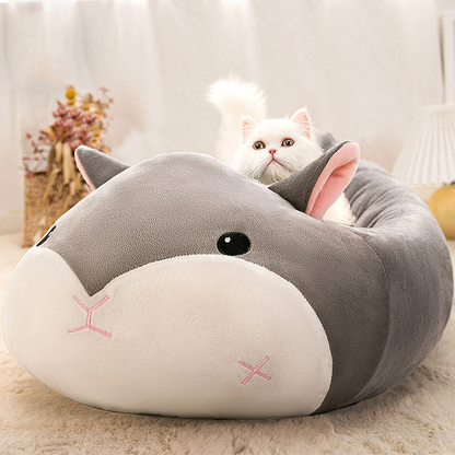 Adorable Cat Nest Bed – Cozy and Comfortable Sleeping Space