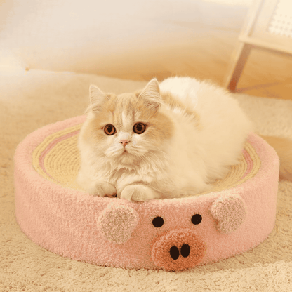 Kitten Scratch Bed – Sisal Scratcher & Cozy Resting Spot