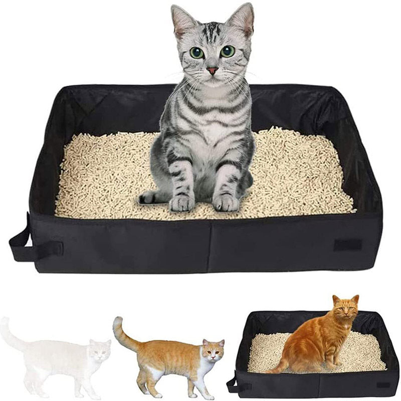 Portable Litter Box – Foldable & Easy to Carry